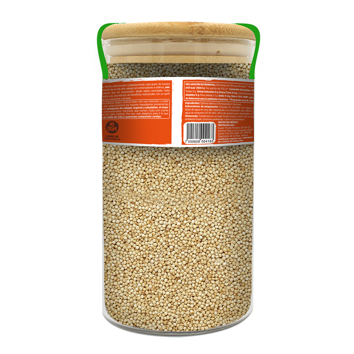 Quinoa Orgánica Jar (530 g)