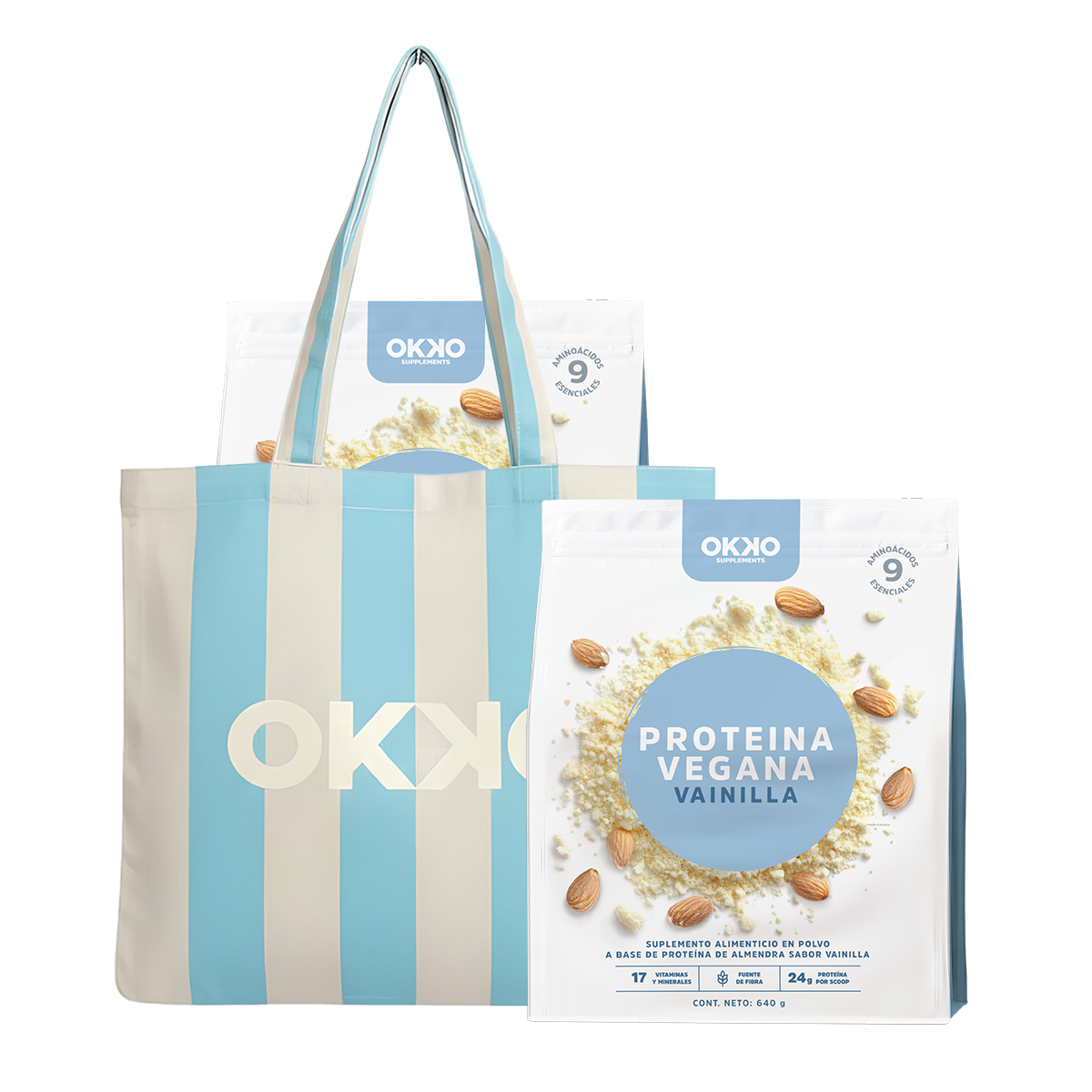 2 Proteína Vegana + 1 Tote Bag