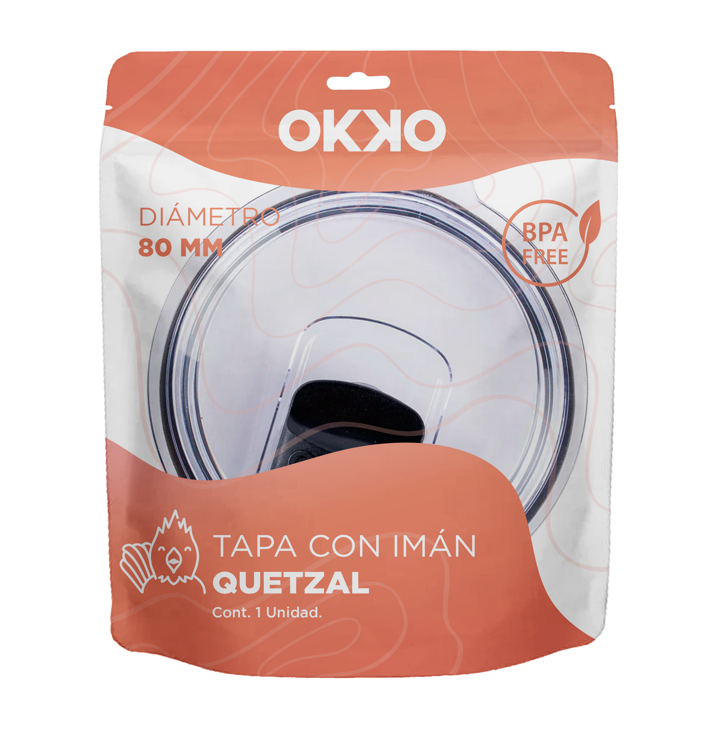 Tapa con Imán Quetzal