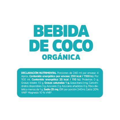 Bebida de Coco Orgánica (1 L)