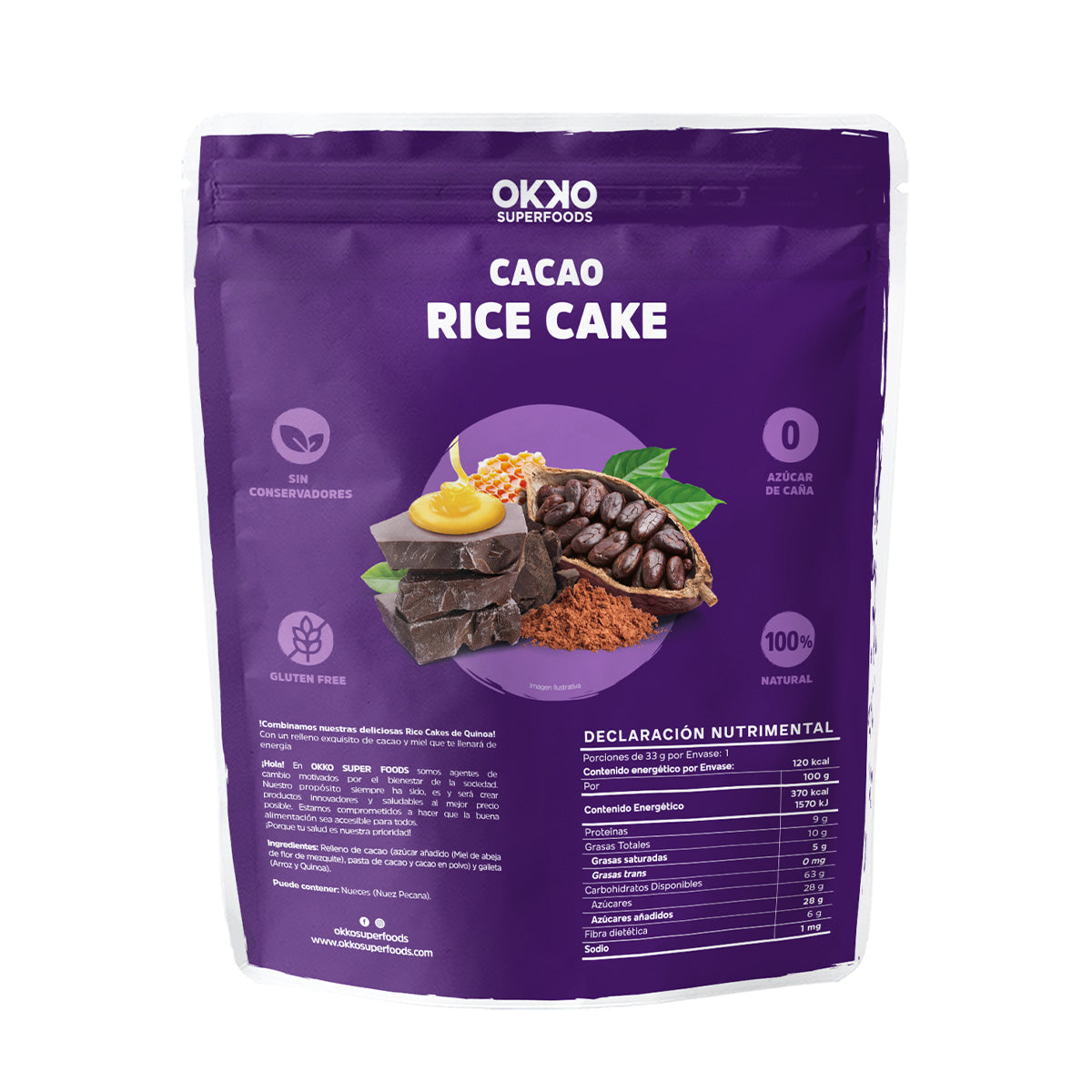 Cacao Rice Cake (33g)