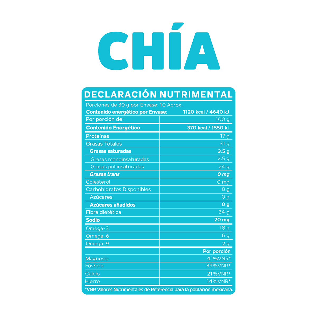 Semillas de Chía (300 g)