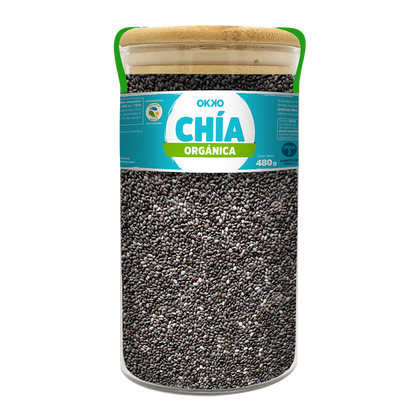 Semillas de Chía Orgánica Jar (480 g)