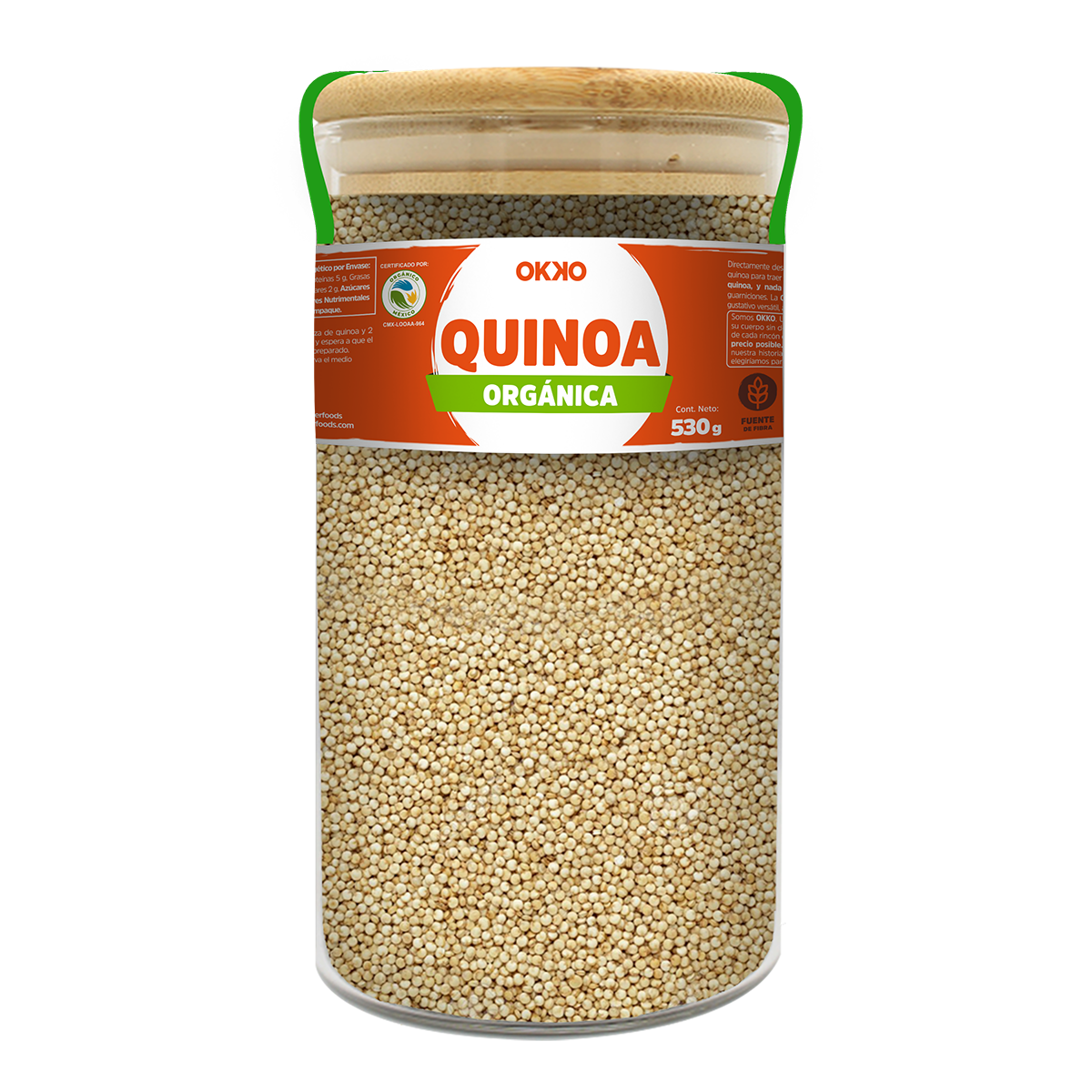 Quinoa Orgánica Jar (530 g)