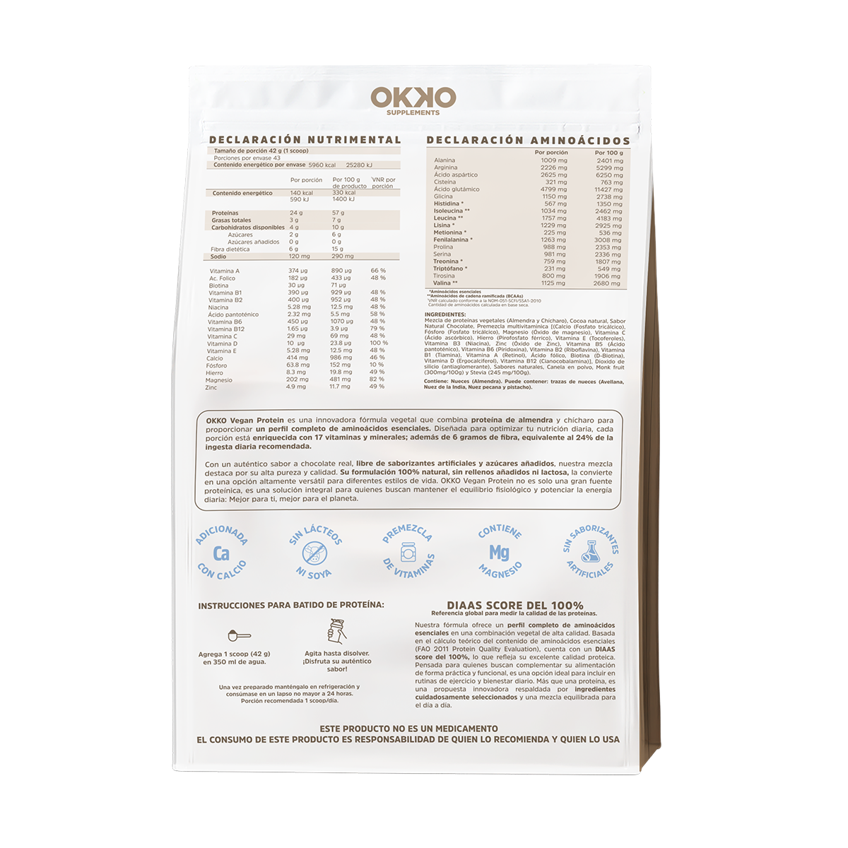 Proteína Vegana Deep Chocolate (1.8 kg)