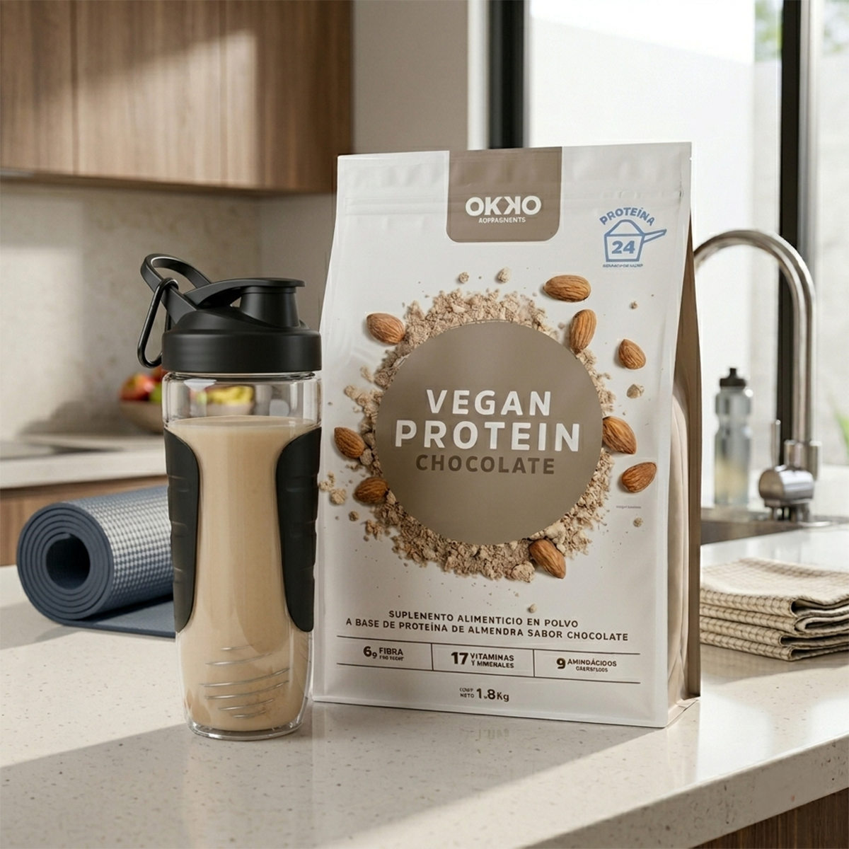 Proteína Vegana Deep Chocolate (1.8 kg)