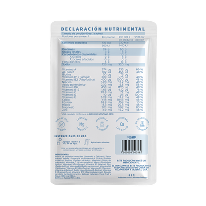 Proteína Vegana Vainilla 16 Sachets (42 g cada uno)