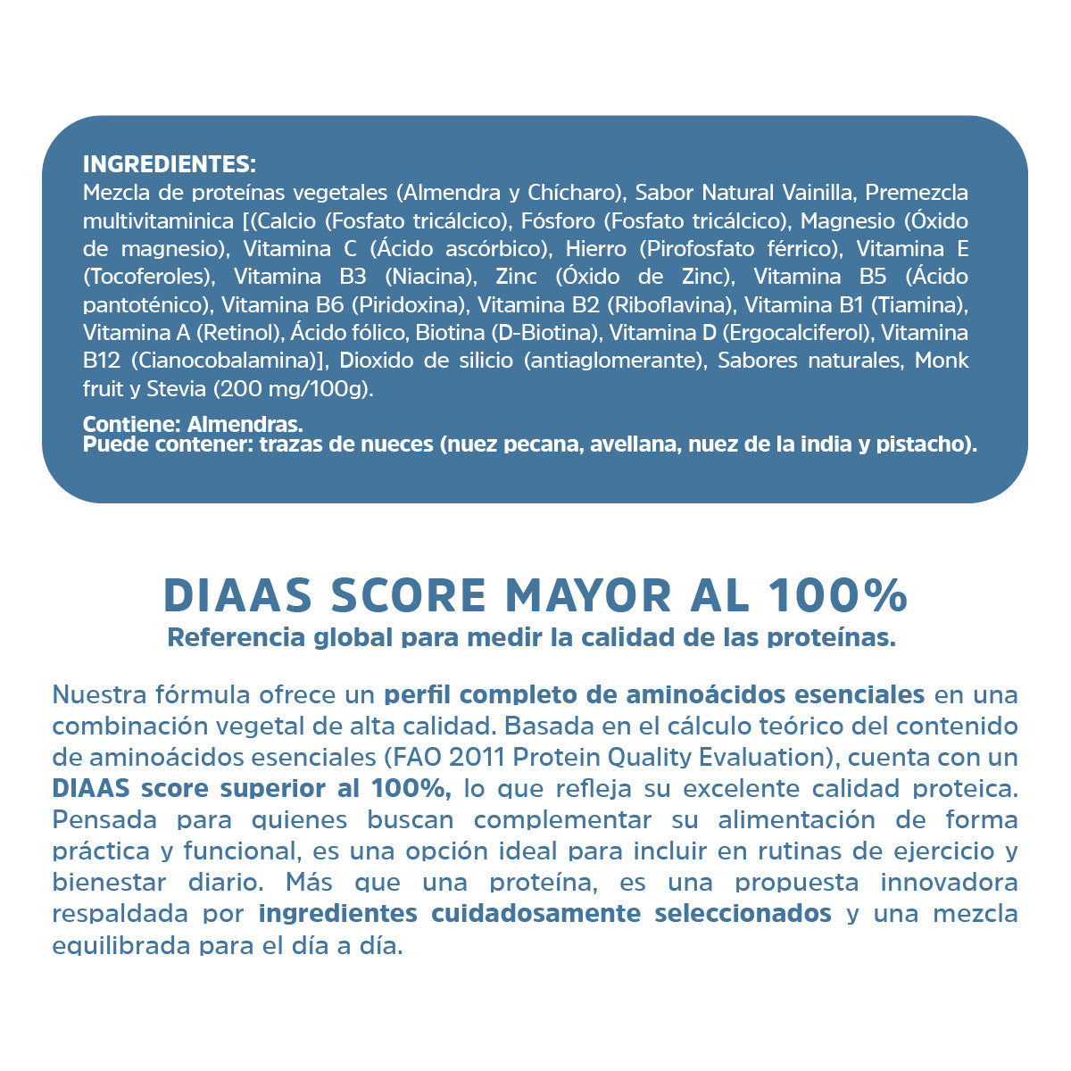 Proteína Vegana Vainilla (640 g)